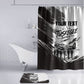 Personalized Tuskegee Airmen Bathroom Set Black And White Grunge WWII Aviation Art