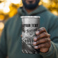Personalized Tuskegee Airmen 4 in 1 Can Cooler Tumbler Black And White Grunge WWII Aviation Art