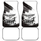 Personalized Tuskegee Airmen Car Mats Black And White Grunge WWII Aviation Art