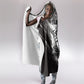 Personalized Tuskegee Airmen Hooded Blanket Black And White Grunge WWII Aviation Art
