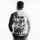 Personalized Tuskegee Airmen Long Sleeve Polo Shirt Black And White Grunge WWII Aviation Art