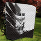 Personalized Tuskegee Airmen Quilt Black And White Grunge WWII Aviation Art