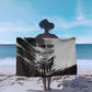 Personalized Tuskegee Airmen Sarong Black And White Grunge WWII Aviation Art