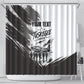 Personalized Tuskegee Airmen Shower Curtain Black And White Grunge WWII Aviation Art