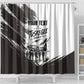 Personalized Tuskegee Airmen Shower Curtain Black And White Grunge WWII Aviation Art