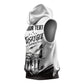 Personalized Tuskegee Airmen Sleeveless Hoodie Black And White Grunge WWII Aviation Art