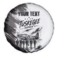 Personalized Tuskegee Airmen Spare Tire Cover Black And White Grunge WWII Aviation Art