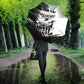 Personalized Tuskegee Airmen Umbrella Black And White Grunge WWII Aviation Art