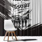 Personalized Tuskegee Airmen Window Curtain Black And White Grunge WWII Aviation Art