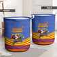 Eswatini Independence Day Laundry Basket Sable Antelope - Aloe Succulent - Flag Shield