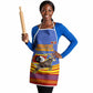 Eswatini Independence Day Apron Sable Antelope - Aloe Succulent - Flag Shield