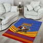 Eswatini Independence Day Area Rug Sable Antelope - Aloe Succulent - Flag Shield
