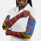 Eswatini Independence Day Arm Sleeves Sable Antelope - Aloe Succulent - Flag Shield
