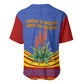 Eswatini Independence Day Baseball Jersey Sable Antelope - Aloe Succulent - Flag Shield