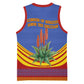 Eswatini Independence Day Basketball Jersey Sable Antelope - Aloe Succulent - Flag Shield
