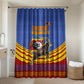 Eswatini Independence Day Bathroom Set Sable Antelope - Aloe Succulent - Flag Shield