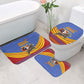 Eswatini Independence Day Bathroom Set Sable Antelope - Aloe Succulent - Flag Shield