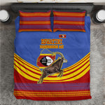 Eswatini Independence Day Bedding Set Sable Antelope - Aloe Succulent - Flag Shield