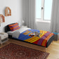 Eswatini Independence Day Bedding Set Sable Antelope - Aloe Succulent - Flag Shield