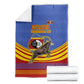 Eswatini Independence Day Blanket Sable Antelope - Aloe Succulent - Flag Shield