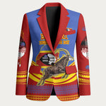 Eswatini Independence Day Blazer Sable Antelope - Aloe Succulent - Flag Shield