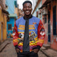 Eswatini Independence Day Bomber Jacket Sable Antelope - Aloe Succulent - Flag Shield