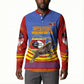 Eswatini Independence Day Button Sweatshirt Sable Antelope - Aloe Succulent - Flag Shield