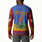 Eswatini Independence Day Button Sweatshirt Sable Antelope - Aloe Succulent - Flag Shield