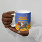 Eswatini Independence Day Ceramic Mug Sable Antelope - Aloe Succulent - Flag Shield