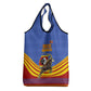 Eswatini Independence Day Grocery Bag Sable Antelope - Aloe Succulent - Flag Shield