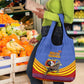 Eswatini Independence Day Grocery Bag Sable Antelope - Aloe Succulent - Flag Shield