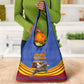Eswatini Independence Day Grocery Bag Sable Antelope - Aloe Succulent - Flag Shield
