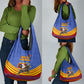 Eswatini Independence Day Grocery Bag Sable Antelope - Aloe Succulent - Flag Shield