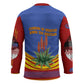 Eswatini Independence Day Hockey Jersey Sable Antelope - Aloe Succulent - Flag Shield
