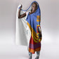 Eswatini Independence Day Hooded Blanket Sable Antelope - Aloe Succulent - Flag Shield