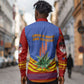 Eswatini Independence Day Long Sleeve Button Shirt Sable Antelope - Aloe Succulent - Flag Shield