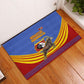 Eswatini Independence Day Rubber Doormat Sable Antelope - Aloe Succulent - Flag Shield