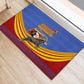 Eswatini Independence Day Rubber Doormat Sable Antelope - Aloe Succulent - Flag Shield
