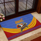 Eswatini Independence Day Rubber Doormat Sable Antelope - Aloe Succulent - Flag Shield