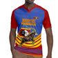 Eswatini Independence Day Rugby Jersey Sable Antelope - Aloe Succulent - Flag Shield