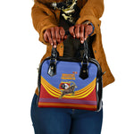 Eswatini Independence Day Shoulder Handbag Sable Antelope - Aloe Succulent - Flag Shield