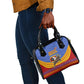 Eswatini Independence Day Shoulder Handbag Sable Antelope - Aloe Succulent - Flag Shield