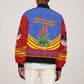 Eswatini Independence Day Sleeve Zip Bomber Jacket Sable Antelope - Aloe Succulent - Flag Shield