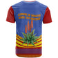 Eswatini Independence Day T shirt Sable Antelope - Aloe Succulent - Flag Shield