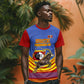 Eswatini Independence Day T shirt Sable Antelope - Aloe Succulent - Flag Shield