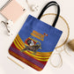 Eswatini Independence Day Tote Bag Sable Antelope - Aloe Succulent - Flag Shield