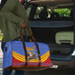 Eswatini Independence Day Travel Bag Sable Antelope - Aloe Succulent - Flag Shield
