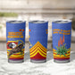 Eswatini Independence Day Tumbler Cup Sable Antelope - Aloe Succulent - Flag Shield