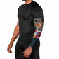 Eswatini Independence Day Arm Sleeves Freedom Pride - Lion Elephant - Strelitzia Flowers