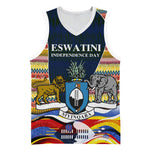 Eswatini Independence Day Basketball Jersey Freedom Pride - Lion Elephant - Strelitzia Flowers